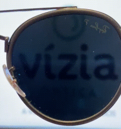 lente de óculos polarizada
